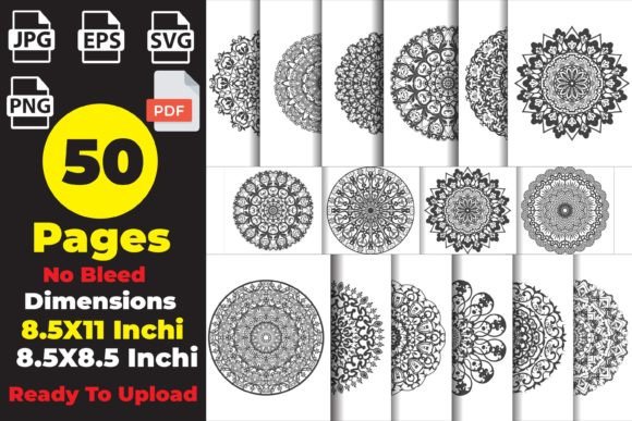 50 Unique Floral Mandala Coloring Pages