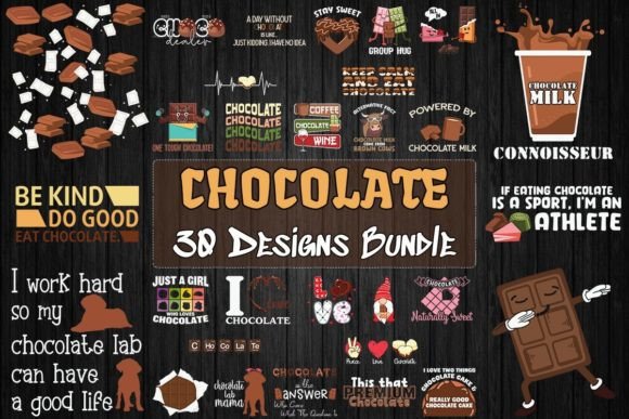 Chocolate Bundle SVG 30 Designs