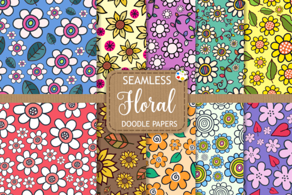 Floral Doodle β Vector Pattern Papers