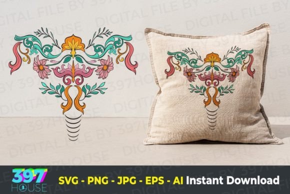 Floral Uterus: A Thoughtful Embroidery Design for Meaningful Makes