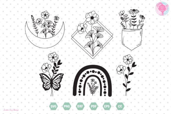 Flower SVG Bundle Design