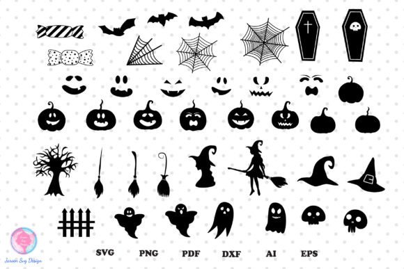 Halloween Bundle Design, Halloween SVG