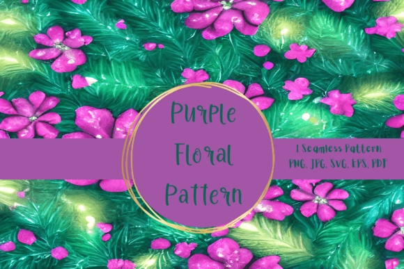 Purple Floral Pattern
