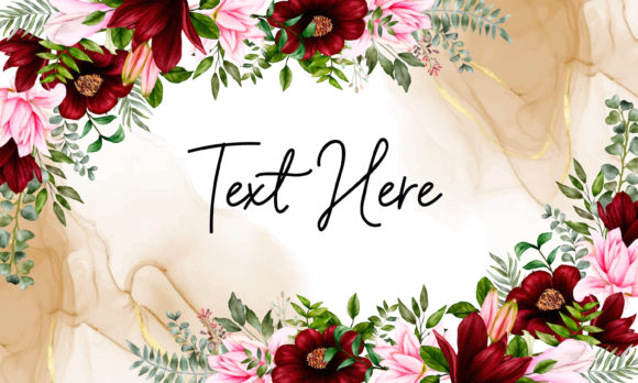 Watercolor Flower Background
